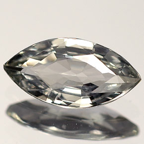 Zaffiro naturale verde da 0,91 ct, marchesa, VVS