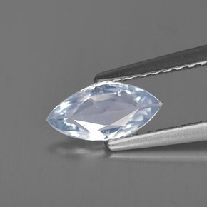 Zaffiro naturale blu da 0,56 ct, marchesa, VVS
