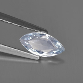 Zaffiro naturale blu da 0,56 ct, marchesa, VVS
