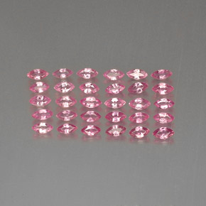 Zaffiro naturale rosa da  ct, marchesa, VVS