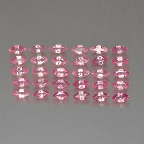 Zaffiro naturale rosa da  ct, marchesa, VVS
