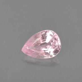 Zaffiro naturale rosa da 0,90 ct, taglio a pera, VVS-VS
