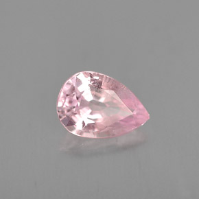 Zaffiro naturale rosa da 0,90 ct, taglio a pera, VVS-VS
