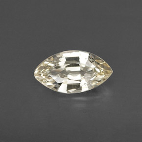 Zaffiro naturale giallo da 0,60 ct, marchesa, VS