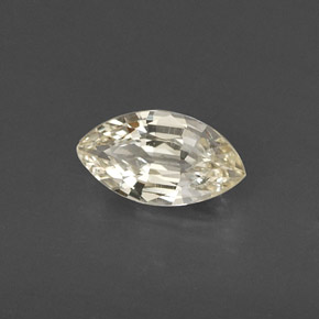 Zaffiro naturale giallo da 0,60 ct, marchesa, VS