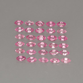 Zaffiro naturale rosa da  ct, marchesa, VVS