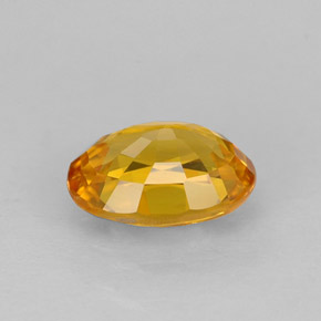 Zaffiro naturale giallo da 1,04 ct, taglio ovale, VVS-VS
