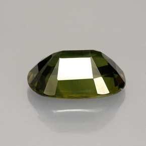 Zaffiro naturale verde da 3,64 ct, taglio ovale, VVS-VS