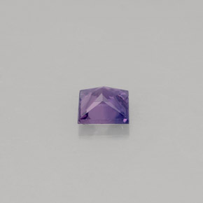 Zaffiro naturale viola da 0,46 ct, quadrato, VS