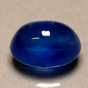 Zaffiro naturale blu da 2,08 ct, trasparente, trasparente/traslucido