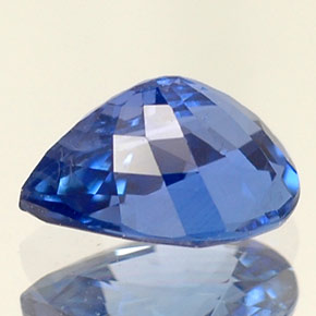 Zaffiro naturale blu da 0,97 ct, taglio a pera, VS