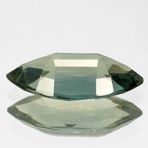 Zaffiro naturale verde da 1,92 ct, marchesa, IF