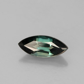 Zaffiro naturale verde da 1,16 ct, marchesa, VVS-VS