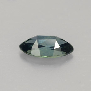 Zaffiro naturale verde da 1,08 ct, marchesa, VVS