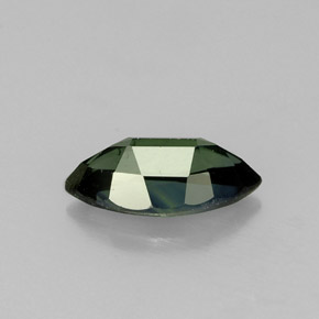 Zaffiro naturale verde da 1,05 ct, marchesa, VS