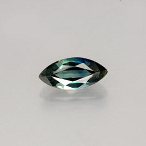 Zaffiro naturale verde da 1,03 ct, marchesa, VVS