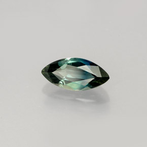 Zaffiro naturale verde da 1,03 ct, marchesa, VVS