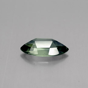 Zaffiro naturale verde da 0,82 ct, marchesa, VVS