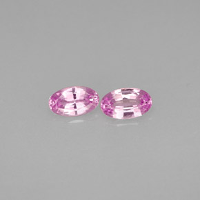 Zaffiro naturale rosa da  ct, taglio ovale, VVS-VS