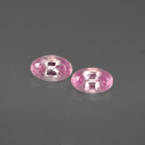 Zaffiro naturale rosa da  ct, taglio ovale, VVS-VS