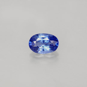Zaffiro naturale blu da 0,61 ct, taglio ovale, VVS