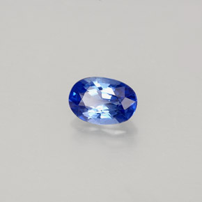 Zaffiro naturale blu da 0,61 ct, taglio ovale, VVS