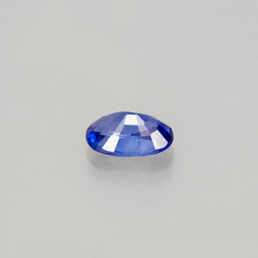 Zaffiro naturale blu da 0,61 ct, taglio ovale, VVS