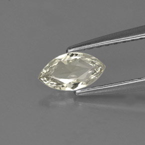 Zaffiro naturale verde da 0,40 ct, marchesa, VVS-VS