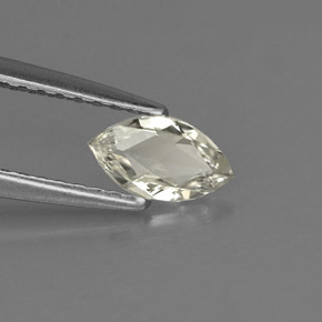 Zaffiro naturale verde da 0,40 ct, marchesa, VVS-VS