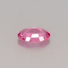 Zaffiro naturale rosa da 0,50 ct, taglio ovale, VS