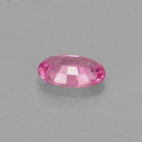 Zaffiro naturale rosa da 0,59 ct, taglio ovale, VS