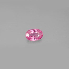 Zaffiro naturale rosa da 0,59 ct, taglio ovale, VS