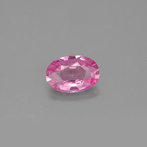 Zaffiro naturale rosa da 0,57 ct, taglio ovale, VVS-VS
