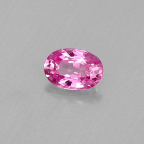 Zaffiro naturale rosa da 0,46 ct, taglio ovale, VS