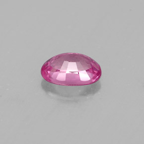 Zaffiro naturale rosa da 0,46 ct, taglio ovale, VS
