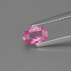 Zaffiro naturale rosa da 0,54 ct, taglio ovale, VS