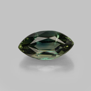 Zaffiro naturale verde da 1,80 ct, marchesa, VVS