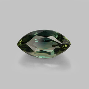 Zaffiro naturale verde da 1,80 ct, marchesa, VVS