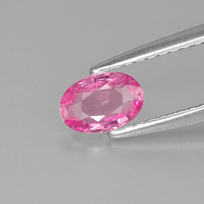 Zaffiro naturale rosa da 0,56 ct, taglio ovale, VS
