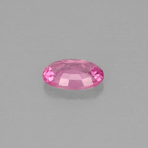 Zaffiro naturale rosa da 0,56 ct, taglio ovale, VS