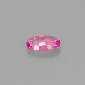 Zaffiro naturale rosa da 0,48 ct, taglio ovale, VS