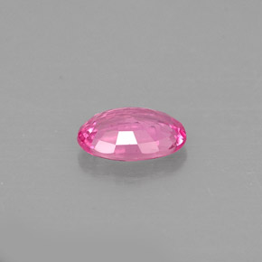Zaffiro naturale rosa da 0,53 ct, taglio ovale, VS
