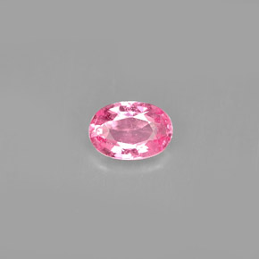 Zaffiro naturale rosa da 0,59 ct, taglio ovale, VS
