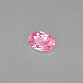 Zaffiro naturale rosa da 0,59 ct, taglio ovale, VS