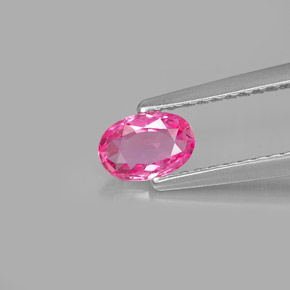 Zaffiro naturale rosa da 0,47 ct, taglio ovale, VVS