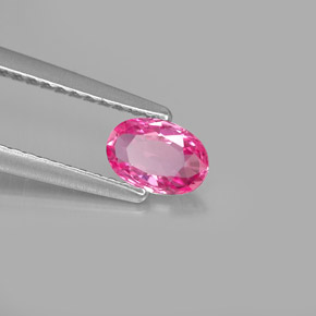 Zaffiro naturale rosa da 0,47 ct, taglio ovale, VVS