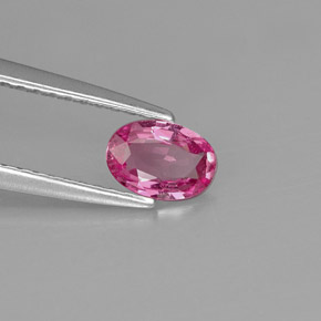 Zaffiro naturale rosa da 0,46 ct, taglio ovale, VVS-VS