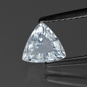 Zaffiro naturale blu da 0,80 ct, trillion, VS-SI