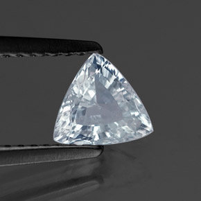 Zaffiro naturale blu da 0,80 ct, trillion, VS-SI