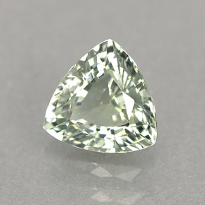 Zaffiro naturale verde da 1,06 ct, trillion, VVS